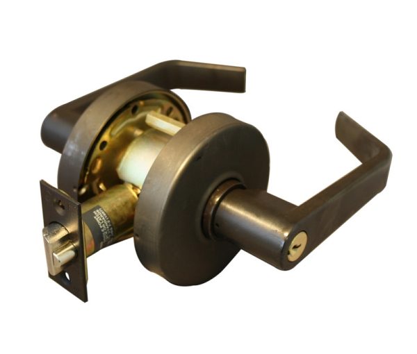 103383RT.jpg LSDA GRADE 1 STOREROOM LEVER LEXINGTON DARK BRONZE SCHLAGE C 103383 - 5400LE10BE