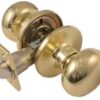 LSDA Grade 3 Passage Knob Plymouth Bright Brass 01P3