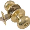 LSDA GRADE 3 PRIVACY KNOB PLYMOUTH BRIGHT BRASS 103541 - 02P3