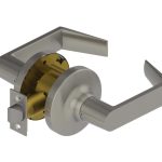 HAGER GRADE 1 PASSAGE LEVER WITHNELL SATIN CHROME - 3410WTN26D