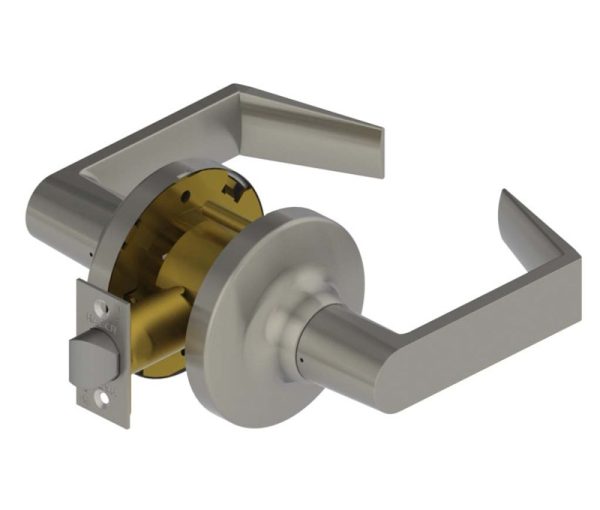 104961.jpg HAGER GRADE 1 PASSAGE LEVER WITHNELL SATIN CHROME - 3410WTN26D