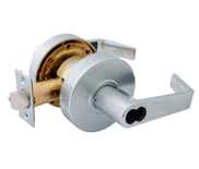 LSDA Grade 2 Entry Lever Edmonton 2-3/4" Backset Ul Satin Chrome Sfic 800ED26D IC2-3/4UL