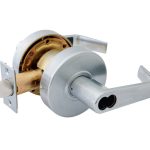 LSDA GRADE 2 ENTRY LEVER EDMONTON 2-3/4" BACKSET UL SATIN CHROME SFIC 105664 - 800ED26D IC2-3/4UL