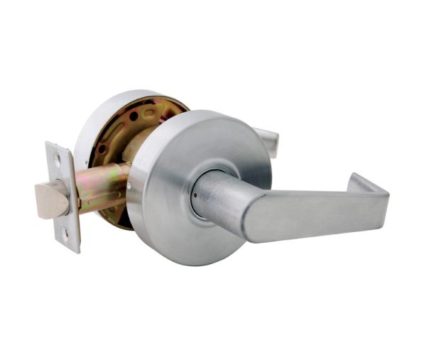 105665.jpg LSDA GRADE 2 PASSAGE LEVER EDMONTON UL 2-3/4" SATIN CHROME 105665 - 810ED26D2-3/4UL