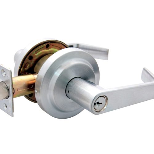 LSDA GRADE 2 STOREROOM LEVER VANCOUVER CLUTCH UL 2-3/4" 6-PIN SCHLAGE C SATIN CHROME 105672 - C840VA26D SC4 2-3/4UL