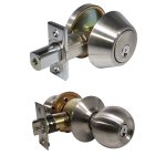 LSDA GRADE 3 SINGLE COMBINATION BALL KNOB STAINLESS STEEL SCHLAGE C 105812 - 30B32D S KA20