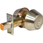 LSDA GRADE 2 DOUBLE CYLINDER DEADBOLT SC4 ADJUSTABLE BACKSET UL 105927 - 265S32D ADJ UL