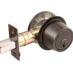 LSDA GRADE 3 SINGLE CYLINDER DEADBOLT SCHLAGE C ADJUSTABLE BOLT DARK BRONZE 106239 - D610S10B