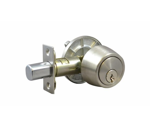 106240.jpg LSDA GRADE 3 SINGLE CYLINDER DEADBOLT SCHLAGE C ADJUSTABLE BOLT STAINLESS STEEL 106240 - D610S32D