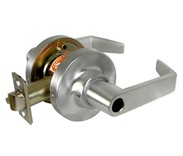 106807.jpg MARKS GRADE 1 STOREROOM LEVER WITH CORBIN CYLINDER PREP SATIN CHROME - 195F26D F9