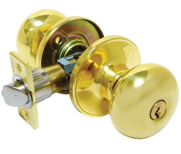 109617.jpg LSDA GRADE 3 ENTRY KNOB PLYMOUTH BRIGHT BRASS KWIKSET 109617 - 00P3K KA4