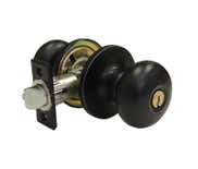 LSDA Grade 3 Entry Knob Plymouth Aged Bronze Schlage C 00P11P S KA4