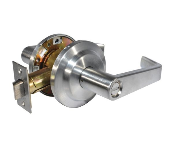 109923.jpg LSDA GRADE 2 PRIVACY LEVER LEXINGTON UL 2-3/4" SATIN CHROME 109923 - L120LE26D2-3/4UL