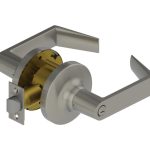 HAGER GRADE 1 PRIVACY LEVER WITHNELL 2-3/8" ASA STRIKE - 3440WTN26D2 3/8