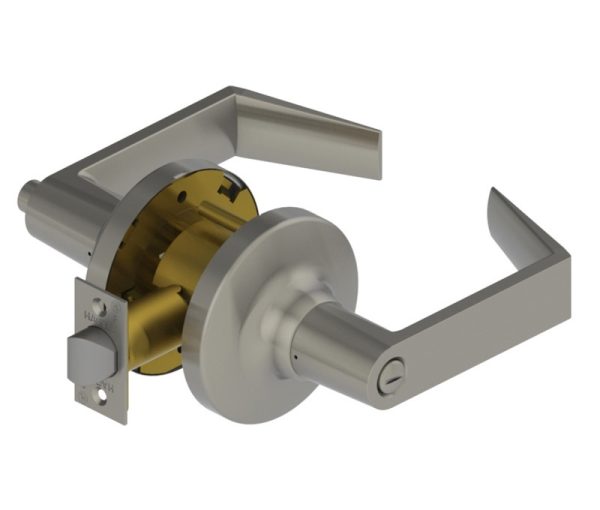 110680.jpg HAGER GRADE 1 PRIVACY LEVER WITHNELL 2-3/8" ASA STRIKE - 3440WTN26D2 3/8