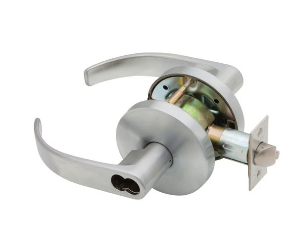 180163.jpg FALCON GRADE 2 STOREROOM LEVER QUANTUM 2-3/4" BACKSET LESS SFIC - W581BD QUA626