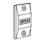 INTERNATIONAL INDICATOR FOR NARROW STYLE BOLT LOCK DARK BRONZE - LI4089DU