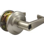 LSDA GRADE 2 ENTRY LEVER PROVIDENCE LESS LATCH LESS CYLINDER SATIN NICKEL 180919 - L100 15LLLC