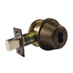 LSDA GRADE 2 SINGLE CYLINDER DEADBOLT SFIC 2-3/4" BACKSET 180953 - 260IC10BE2-3/4UL