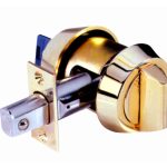 181158.jpg MUL-T-LOCK GRADE 2 SINGLE CYLINDER DEADBOLT SUB ASSEMBLED INT+ BRIGHT BRASS - 206XP MD1 05 S