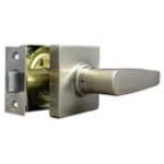 LSDA Grade 3 Passage Lever Square Rose Satin Nickel 51GT15 4-WAY