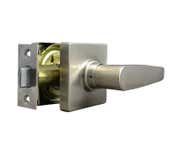 LSDA Grade 3 Passage Lever Square Rose Satin Nickel 51GT15 4-WAY