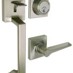 LSDA GRADE 3 HANDLESET W ELEC DEADBOLT SQUARE ROSE KWIKSET 181664 - 40EPA15NE K