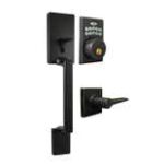 181665 LSDA Grade 3 Handleset W Elec Deadbolt Square Rose Kwikset 40EPA11P Ne K