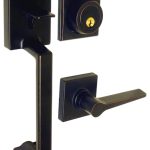 LSDA GRADE 3 HANDLESET W ELEC DEADBOLT SQUARE ROSE KWIKSET 181665 - 40EPA11P NE K