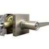 LSDA Grade 3 Entry Lever Square Rose Satin Nickel Weiser 50NE15W4-WAY