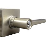 LSDA GRADE 3 ENTRY LEVER SQUARE ROSE SATIN NICKEL WEISER - 50NE15W4-WAY