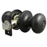 LSDA Grade 3 Passage Knob Plymouth Matte Black 01P19