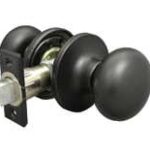 LSDA Grade 3 Privacy Knob Plymouth Matte Black 02P19