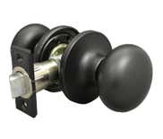 LSDA Grade 3 Privacy Knob Plymouth Matte Black 02P19