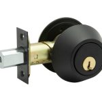 LSDA GRADE 3 DOUBLE CYLINDER DEADBOLT MATTE BLACK WEISER E 181682 - 25R19W ADJUSTABLE UL KA4