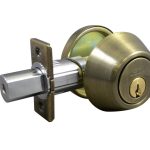LSDA GRADE 3 SINGLE CYLINDER DEADBOLT SCHLAGE C 4-WAY REMOVABLE CYLINDER ANTIQUE BRASS 181805 - 20R5S 4-WAY KA4