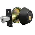 LSDA GRADE 3 DEADBOLT SINGLE SCHLAGE C MATTE BLACK 182325 - 20R19S4WAY KA4