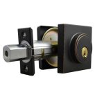 LSDA GRADE 3 DEADBOLT SINGLE CYLINDER CONTEMPORARY WEISER E 182852 - 20C11P W KA4