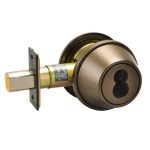 183172.jpg LSDA GRADE 2 SINGLE CYLINDER DEADBOLT DARK BRONZE SCHLAGE LFIC UL ADJUSTABLE BOLT 183172 - 260LFIC SC10BE ADJ UL