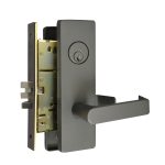 LSDA MORTISE LOCK STOREROOM DARK BRONZE 183405 - MLF07AA10B