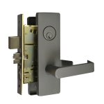 LSDA MORTISE LOCK APARTMENT DORMITORY DEADBOLT W/ROCKER 183406 - MLF12AA10B
