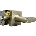 LSDA GRADE 3 ENTRY LEVER SQUARE ROSE SCHLAGE C SATIN NICKEL 184378 - 50GT15S4WAY