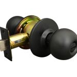 LSDA GRADE 2 PRIVACY KNOB BALL BLACK 184414 - 120B19 2-3/4UL