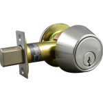 LSDA GRADE 1 SINGLE CYLINDER DEADBOLT SCHLAGE SCHLAGE C SATIN CHROME 184493 - 2600S26D2-3/4UL