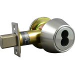 184495.jpg LSDA GRADE 1 SINGLE CYLINDER DEADBOLT LFIC SATIN CHROME 184495 - 2600LFIC26D2-3/4UL