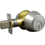 LSDA GRADE 1 DOUBLE CYLINDER DEADBOLT SCHLAGE C SATIN CHROME 184496 - 2650S26D2-3/4UL