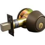 184499.jpg LSDA GRADE 1 SINGLE CYLINDER DEADBOLT SCHLAGE SCHLAGE C DARK BRONZE 184499 - 2600S10BE2-3/4UL