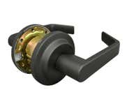 LSDA Grade 2 Passage Lever Black Less Latch L110 19LL