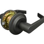 LSDA GRADE 2 PASSAGE LEVER BLACK LESS LATCH 184697 - L110 19LL