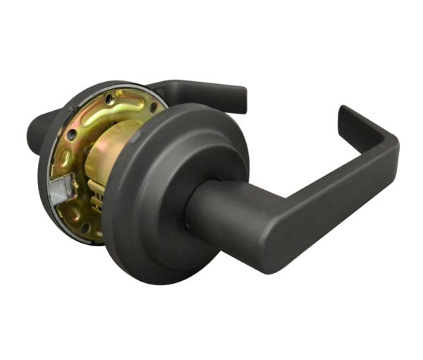 LSDA GRADE 2 PASSAGE LEVER BLACK LESS LATCH 184697 - L110 19LL